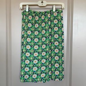 Fossil Patterned Pencil Shaped Skirt